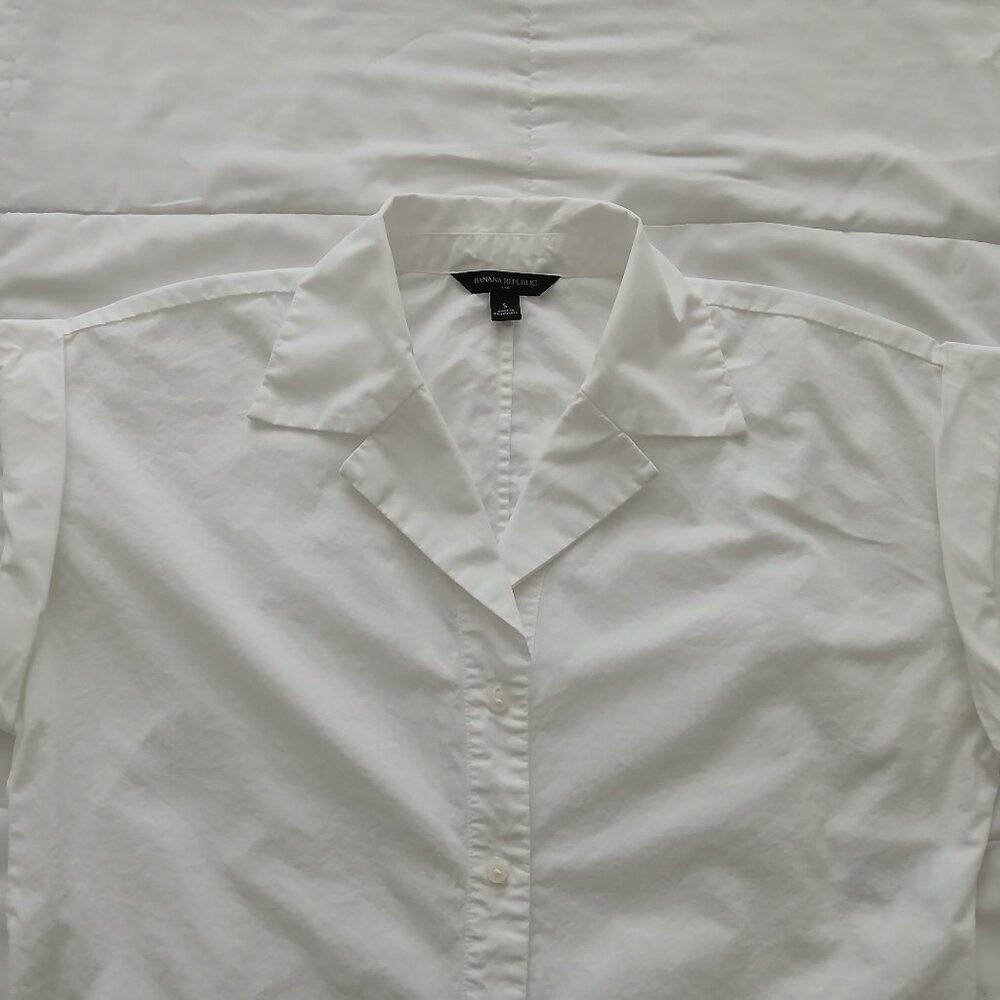 Banana Republic Factory Tie-Front Cropped Top - Picture 4 of 5